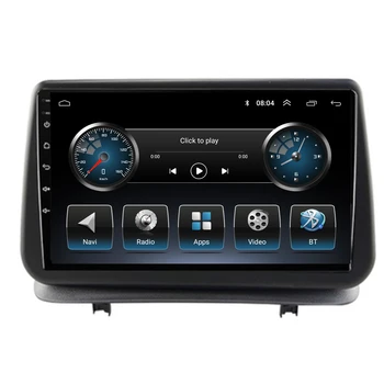 Для Renault Clio 3 2005-2014 Android 12 Авто Радио Стерео Авторадио 2din Мультимедийный Видеоплеер Навигация GPS