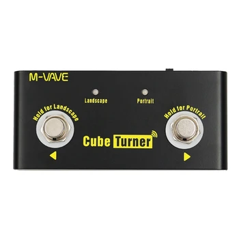 Беспроводная педаль переворачивания страниц M-VAVE, переворачивающая страницы, Bluetooth, перезаряжаемая для планшета, смартфона, партитуры электронной музыки.