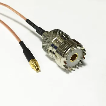 Новый Модемный Коаксиальный кабель UHF с гнездовым разъемом MMCX, Штекерный разъем RG178, кабель 15 см, 6 