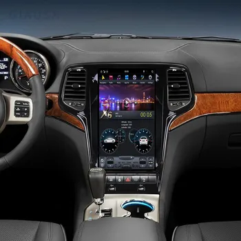 Автомобильное Радио Для Jeep Grand Cherokee 2011-2020 Android 12 Qualcomm Snapdragon Авто Стерео Мультимедийный Плеер Экран GPS Навигации