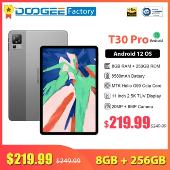 Планшет DOOGEE T30 Pro Helio G99 8GB 256GB Планшеты 11 
