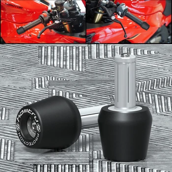 Для Ducati Monster 1200/Монстр 1200 S 2017-2021 Мотоцикл Рукоятка Руля Заканчивается Заглушкой Ручки Веса Антивибрационный Заглушка Слайдера