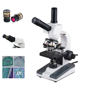 Студенческий оптический биологический микроскоп XP904 в подарок детям с 5-мегапиксельной цифровой камерой с окуляром