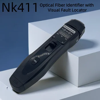 Идентификатор оптического волокна Nk411 с 4 визуальными локаторами неисправностей VFL, светодиодная подсветка, перезаряжаемый универсальный машинный тестер