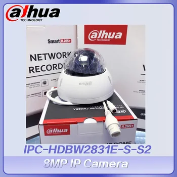 IP-камера Dahua IPC-HDBW2831E-S-S2 8-мегапиксельная облегченная ИК-купольная сетевая камера с фиксированным фокусным расстоянием