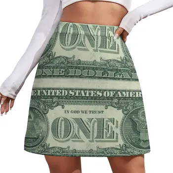 Долларовая банкнота Денежная Мини-юбка корейская летняя одежда юбки для женщин летние юбки скромные юбки для женщин