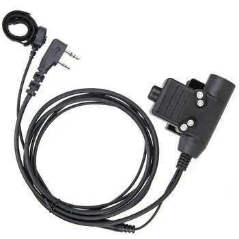 Микрофон PTT и Высокопрочный адаптер U94 для Quansheng UV-K5/UV-K58/ Для Baofeng UV-5R для Kenwood F Connector