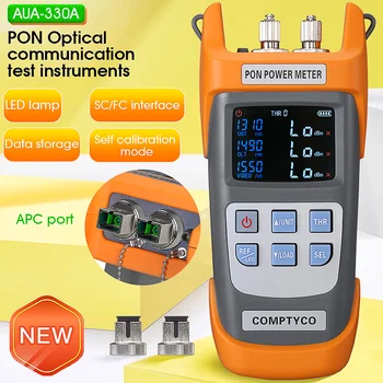 Ручной Волоконно-оптический Измеритель мощности PON AUA-330A/U FTTX/ONT/OLT 1310/1490/1550 нм