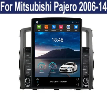 Для Tesla Style 2 Din Android 12 Автомагнитола Для Mitsubishi Pajero 93V97 2007 2008-2035 Мультимедийный Видеоплеер GPS Стерео Carplay