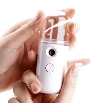 2023 Мини Портативный Освежающий USB Нано Спрей Увлажняющий Спирт Большой Емкости Спрей Увлажнитель Мелкодисперсный Туман Без Звука Портативный