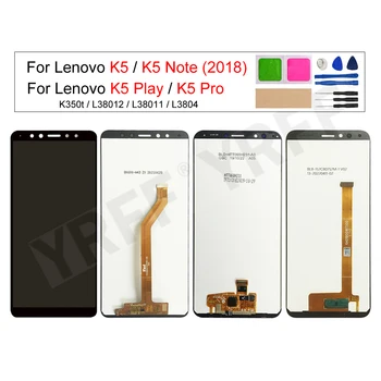 Для Lenovo K5 Pro/K5 Play/K5 Note L38041 L38011 L38012 Экран ЖК-дисплей + Сенсорный Экран Дигитайзер В сборе