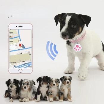 Устройство защиты от потери, Умный Bluetooth, сигнализация для мобильного телефона, брелок с собачьим когтем, Подвеска с двусторонним поисковым локатором
