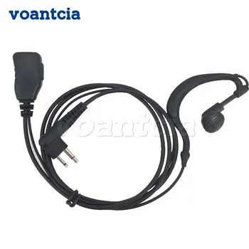 2-контактный наушник для акустической трубки с выносным микрофоном, PTT-гарнитура для радиостанций Motorola GP88 GP300 CLS1110 Портативная рация