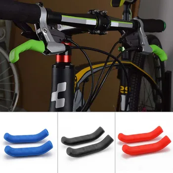 Защитный чехол для велосипедного руля, противоскользящее защитное снаряжение для велосипеда, аксессуары для велосипеда, чехол для тормозной ручки велосипеда, силиконовые ручки MTB