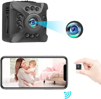 X5 1080P мини-WiFi камера инфракрасного ночного видения интеллектуальная сигнализация с поддержкой push-сигнала для хранения TF-карт