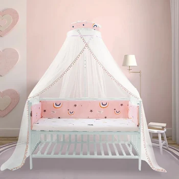 Купол с регулируемой высотой Детская москитная сетка Шифрующая Сетка Для кровати для новорожденных Москитная сетка для детской кроватки в стиле принцессы Москитная сетка для детской кроватки
