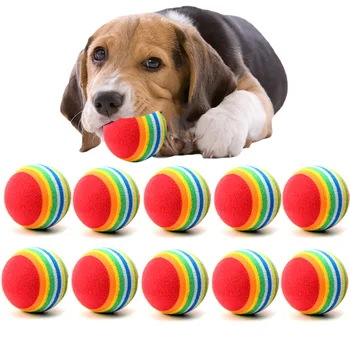 Новый EVA Pets Chew Ball Интерактивная Игрушка Для Домашних Собак, Натуральный Резиновый Мяч, Протекающий Мяч, Шарики для Чистки Зубов для Домашних Животных, Жевательные Игрушки, Аксессуары