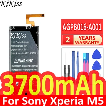 3700 мАч KiKiss Мощный Аккумулятор AGPB016-A001 Для Sony Xperia M5 E5603 E5606 E5653 E5633 E5643 E5663 E5603 E5606
