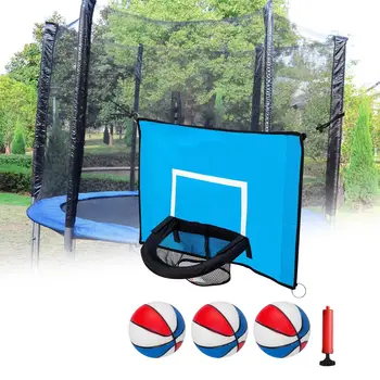 Мини-баскетбольное кольцо для батута, детские игрушки для мальчиков и девочек, спорт на открытом воздухе