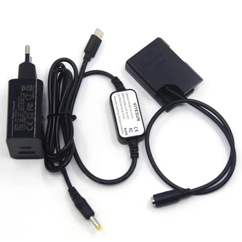 USB C Кабель Постоянного тока PD Зарядное Устройство EN-EL14 EP-5A Фиктивный Аккумулятор для камеры Nikon P7800 P7100 D5600 D5300 D5200 D5100 D3400 D3300 D3100