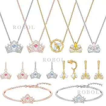 Оригинальный классический брендовый браслет-корона с драгоценным камнем-ожерелье подойдет дамам для посещения ювелирных вечеринок оптом.