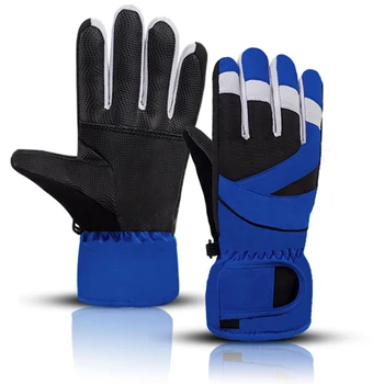Новые лыжные перчатки для детей, осенне-зимние уличные водонепроницаемые ветрозащитные лыжные перчатки с мультяшным сенсорным экраном Snow Guantes