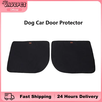 2 упаковки защитной пленки для автомобильных дверей для домашних собак, водонепроницаемая крышка для автомобильных дверей для домашних животных, защита от царапин, защита от царапин на заднем стекле
