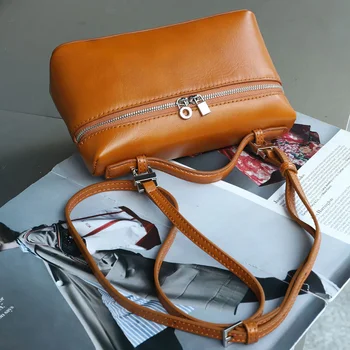 Мини-сумка 2023 с карманом, женские сумки через плечо из натуральной кожи, Брендовая Дизайнерская сумка из телячьей кожи, сумки на двусторонней молнии, кошелек