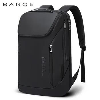 Высококачественный Тонкий рюкзак для ноутбука, мужская 15,6-дюймовая офисная деловая сумка, унисекс, черный мужской