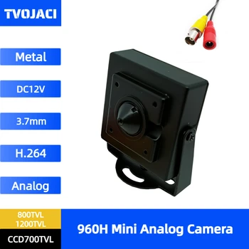 800TVL 1200TVL CCD 700TVL 960H Объектив 3,7 мм Для аналогового видеонаблюдения в помещении, Мини-Камера видеонаблюдения CVBS