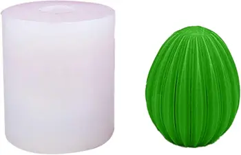 Форма для яичных свечей, круглые силиконовые формы для свечей - Формы для пасхального мыла с текстурой 