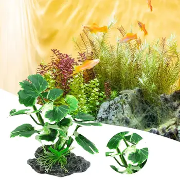 Красивая Не выцветающая Яркая имитация аквариума, Коралловое растение, украшение аквариума, искусственное растение, поддельная водная трава