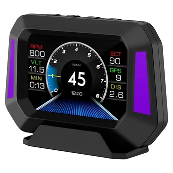 Автомобильный HUD Цифровой Датчик OBD GPS Системы Градиентометр Скорости Автомобиля Автоматический Диагностический Инструмент Автомобильный Спидометр