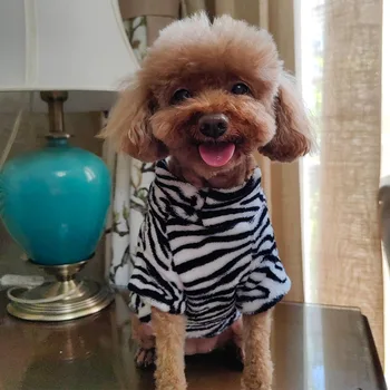 Зимний свитер Taddy, Новая одежда для собак, Мягкий щенок чихуахуа, Модный утолщенный однотонный свитер, одежда для домашних собак