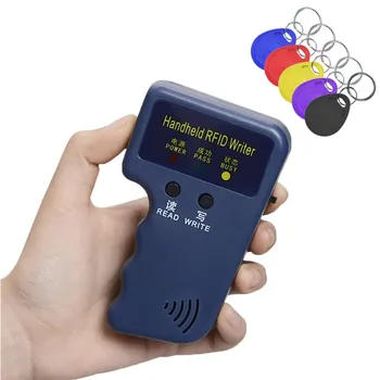 Ручной Дубликатор RFID-Считыватель 125 кГц Ключ Для Клонирования Записи EM4305 Смарт-Чип T5577 Токен Для Записи TK4100 Tag Card Быстрая Доставка