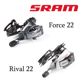 Шоссейный велосипед SRAM RIVAL Force 22, 11-скоростной задний переключатель точного включения, Карбоновая деталь велосипеда со средней короткой клеткой