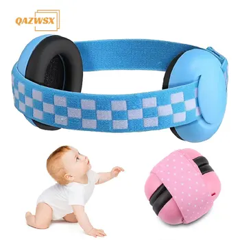 Защита ушей для младенцев, наушники для сна с шумоподавлением, защита слуха ребенка, Эластичная повязка на голову с мягкой подкладкой
