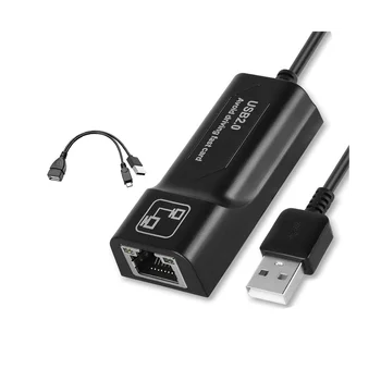 Адаптер сетевой карты USB 2.0 к RJ45, сетевой адаптер LAN Ethernet для AMAZON FIRE TV3 или STICK GEN 2 или 2 Stop Buffer