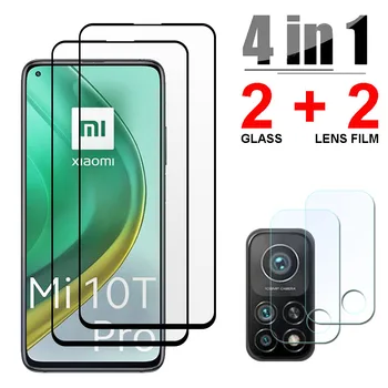 Закаленное Стекло 4 в 1 Для Xiaomi Mi 10T Lite Mi 9 SE 9T Pro CC9 8 SE 10 T Защитная Пленка Для Объектива Xiaomi Mi 10T Pro Glass