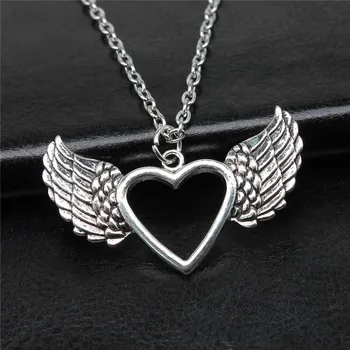 Ожерелье с полыми крыльями в виде сердца Популярные аксессуары для ювелирных изделий