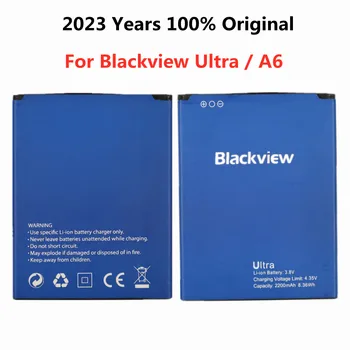 2023 Новый 100% Оригинальный Ultra A6 2200 мАч Сменный Аккумулятор Для BLACKVIEW Ultra/A6 Аксессуары Для обслуживания Аккумулятора Bateria