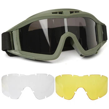 Тактическое снаряжение Очки CSBulletproof Мотоциклетные Ветрозащитные взрывозащищенные ударопрочные очки от пустынной саранчи Airsoft Men