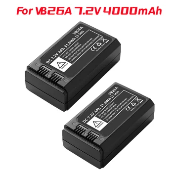 7,2 В/4000 мАч VB26A Литий-Ионные Полимерные Аккумуляторные Батареи для GodoxV1S V1C V1N V1F V1O VB26A v860ii Вспышка Speedlite с Круглой Головкой