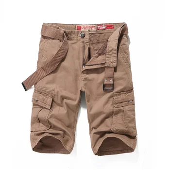 Мужские шорты, хлопковые повседневные летние и осенние пляжные короткие брюки, высокое качество, 100% хлопок, размер 30-38