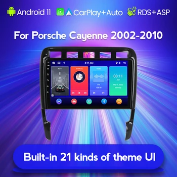 Система Android FELLOSTAR CarPlay Auto Автомагнитола для Porsche Cayenne 2002-2010 GPS Навигация Мультимедийный видеоплеер IPS экран