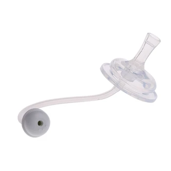 Сменная соломинка для детской бутылочки, силиконовые принадлежности для кормления с широким горлышком D7WF