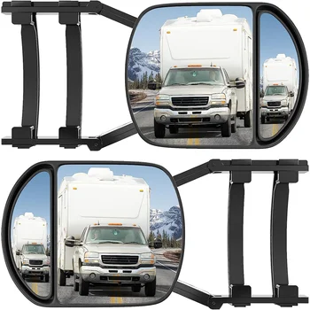 Универсальное безопасное боковое зеркало для автомобиля, Регулируемое буксировочное зеркало Для прицепа-пикапа, Расширенное зеркало заднего вида, Зеркало заднего вида