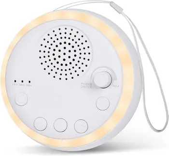 Портативный звуковой аппарат с белым шумом для ребенка Естественные звуки С регулятором громкости Шумоподавление Для регистрации снотворного Подарок
