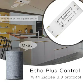 CoRui Smart ZigBee3.0 Переключатель Регулировки яркости света AC100-240V Поддержка Smart App Control Zigbee HA Hub Control Alexa Голосовое Управление