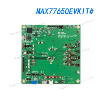 MAX77650EVKIT # MAX77650 PMIC со сверхнизким энергопотреблением, SIMO с 3 выходами, зарядное устройство, оптимизированное для небольших аккумуляторов Li +